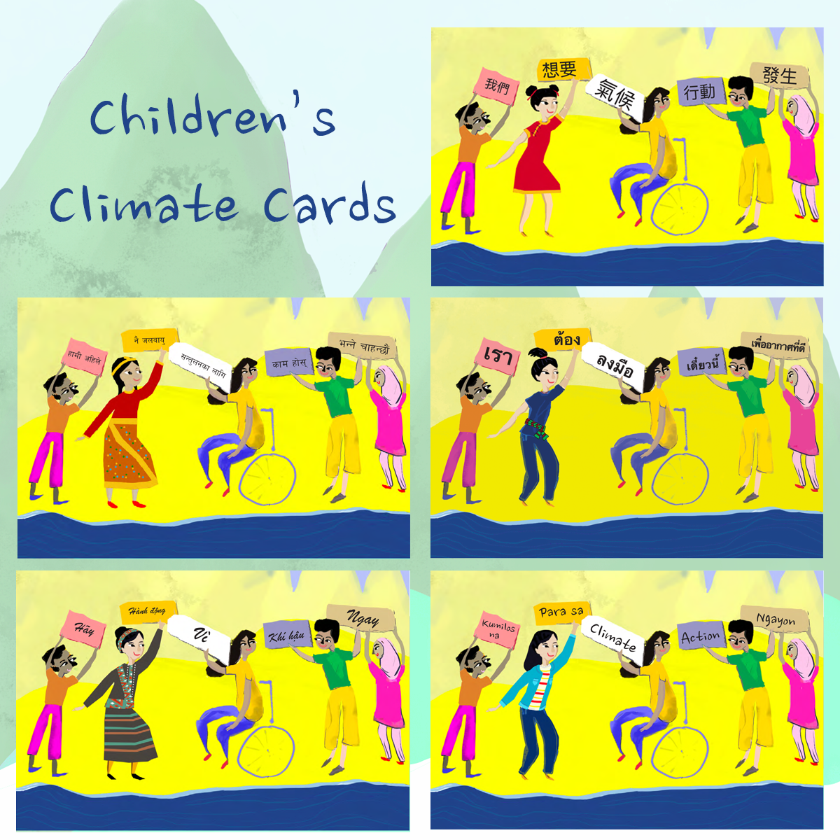 Climate Card Project Children's Climate Cards in Asian Languages - Child Rights Coalition Asia